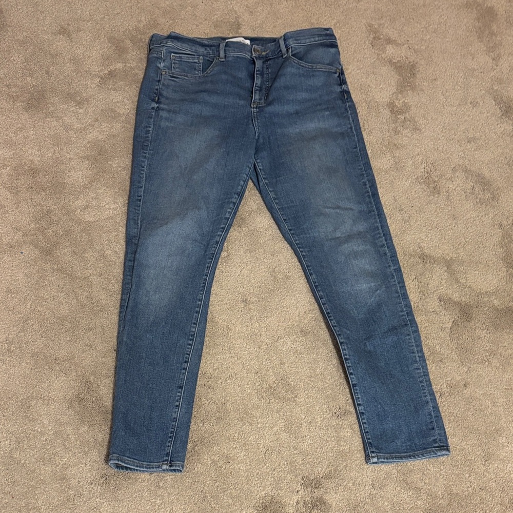 LOFT Women's Skinny Jeans in Classic Blue